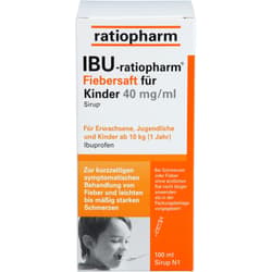 IBU-RATIOPHARM Fiebersaft für Kinder 40 mg/ml