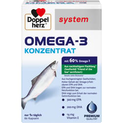 DOPPELHERZ Omega-3 Concentrate System Capsules