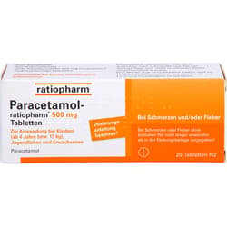 PARACETAMOL-ratiopharm 500 mg tablets