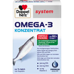 DOPPELHERZ Omega-3 Concentrate System Capsules