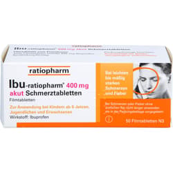 IBU-RATIOPHARM 400 mg akut Schmerztbl.Filmtabl.