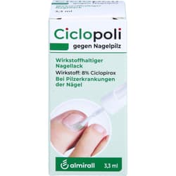 CICLOPOLI against nail fungus active ingredient nail polish