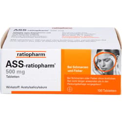 ASS ratiopharm 500 mg tablets