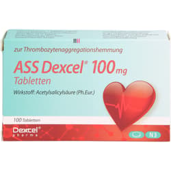 ASS Dexcel 100 mg tablets