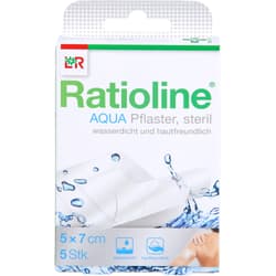 RATIOLINE aqua shower plaster Plus 5x7 cm sterile