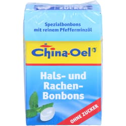 CHINA OIL throat and cough drops without sugar