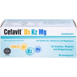 CEFAVIT D3 K2 Mg 2,000 IU hard capsules