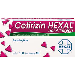 CETIRIZIN HEXAL Filmtabletten bei Allergien