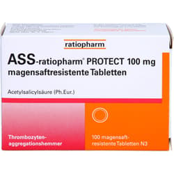 ASS-ratiopharm PROTECT 100 mg gastro-resistant tablets