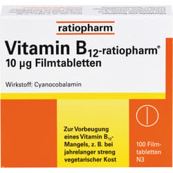 VITAMIN B12-RATIOPHARM 10 μg Filmtabletten
