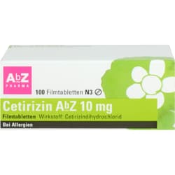 CETIRIZIN AbZ 10 mg film-coated tablets