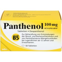PANTHENOL 100 mg Jenapharm Tabletten