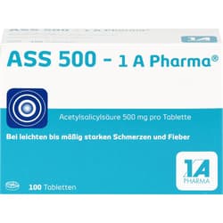 ASS 500-1A Pharma Tablets