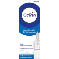 OTRIVEN 0.1% metered-dose spray without preservatives