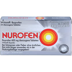 NUROFEN Ibuprofen 400 mg coated tablets