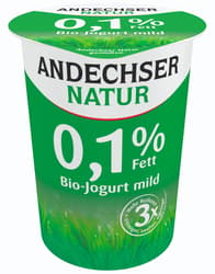 Andechser organic mild yogurt 0.1% fat