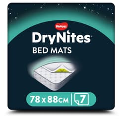 DryNites Bed Mats, Saugfähige Einweg-Betteinlagen (88 x 78 cm), ab 12 Monate