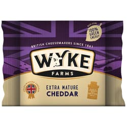 Wyke Extra Mature Cheddar, matured for 13 months