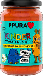 PPURA ORGANIC tomato sauce for children with cream cheese