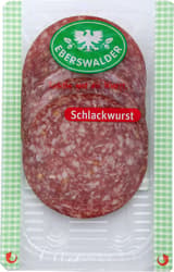 Eberswalder Schlackwurst Fächeraufschnitt