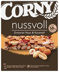 Corny Nutty Three kinds of nuts and caramel