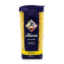 Riesa egg noodles fork spaghetti