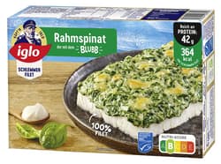 iglo MSC Schlemmer-Filet Rahmspinat - Der mit dem Blubb