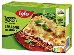 iglo Green Cuisine vegetarian lasagna