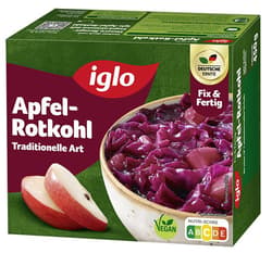 iglo Apple Red Cabbage Traditional Style, portionable