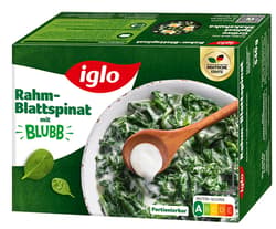 iglo Rahm-Blattspinat, portionierbar