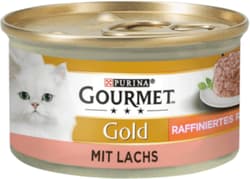 Purina GOURMET Gold raffiniertes Ragout mit Lachs