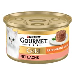 Purina GOURMET Gold raffiniertes Ragout mit Lachs