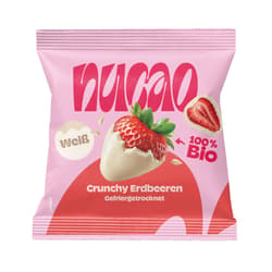 Nucao ORGANIC Crunchy Strawberry - white chocolate