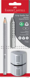 Faber-Castell pencil set silver