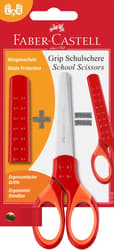 Faber-Castell Schulschere Grip rot