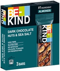 BE-KIND Dark Chocolate Nuts & Sea Salt 3pcs