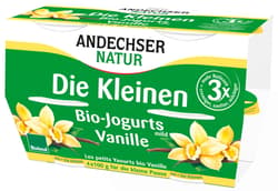 Andechser Die Kleinen ORGANIC Yogurts mild vanilla 3.8% 4x100g