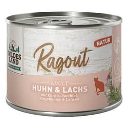 Wildes Land Ragout Chicken & Salmon with Carrots, Zucchini, Calendula & Salmon Oil 180g