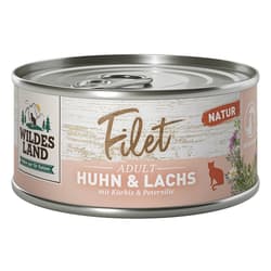 Wildes Land Filet Huhn & Lachs mit Kürbis & Petersilie 80g