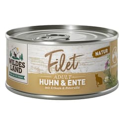 Wildes Land Filet Huhn & Ente mit Erbsen & Petersilie 80g