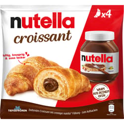 nutella Croissant 4 Stück