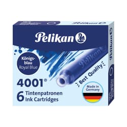 Pelikan Tintenpatronen TP/6 Tinte 4001® Königsblau