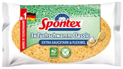 Spontex Tuchschwamm Classic, super saugstarke Tuchschwämme für vielfältige Einsatzbereiche