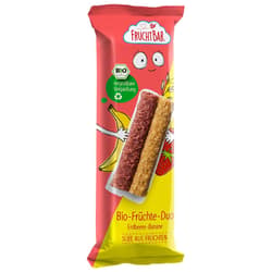 FruchtBar - Organic fruit duo strawberry, banana