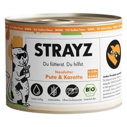 STRAYZ ORGANIC Cat Turkey & Carrot in Gravy