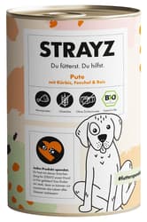STRAYZ ORGANIC Wet Dog Food Turkey with Pumpkin, Fennel & Rice