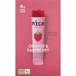 Nice ORGANIC Orange Raspberry Squeeze Bag