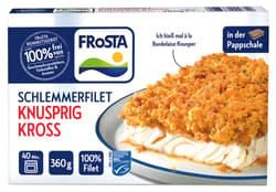 Frosta gourmet fillet crispy and crunchy