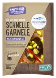 Deutsche See Schnelle Garnele nach Asiatischer Art