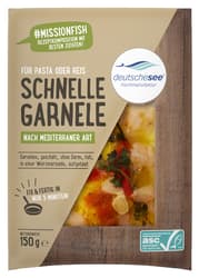 Deutsche See Schnelle Garnele nach Mediterraner Art